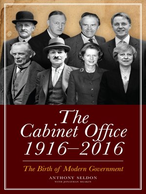 cover image of The Cabinet Office, 1916–2018